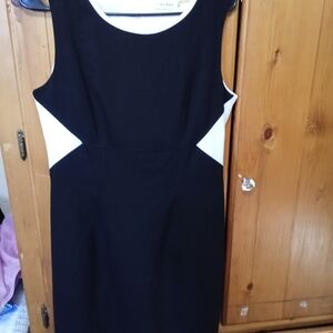 Calvin Klein Black and White Mini Dress